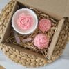 Box prezentowy – Piwonie & Kwarc Różowy