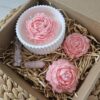 Box prezentowy – Piwonie & Kwarc Różowy